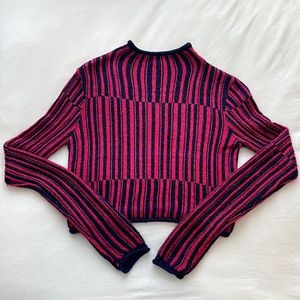 Urban Outfitters Cropped Striped Sweater
